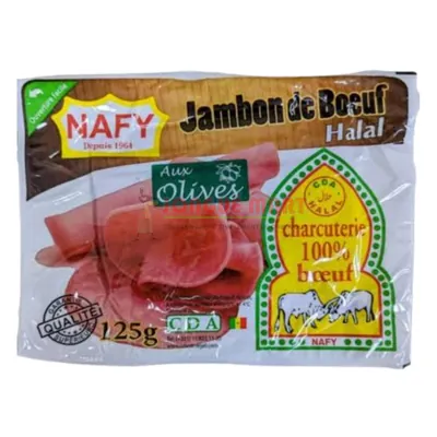 Jambon de bœuf aux olives - 125g