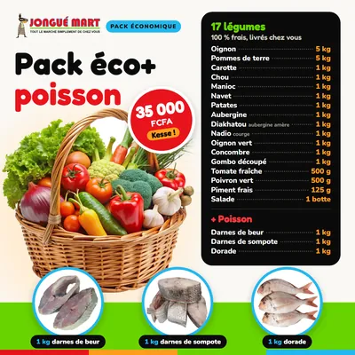 Pack éco+ poisson