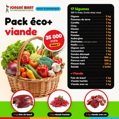 Pack éco+ viande
