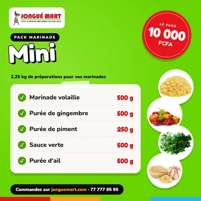 Pack marinade Mini