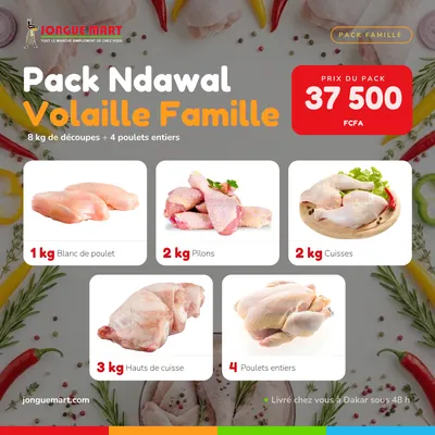 Pack Ndawal Volaille Famille