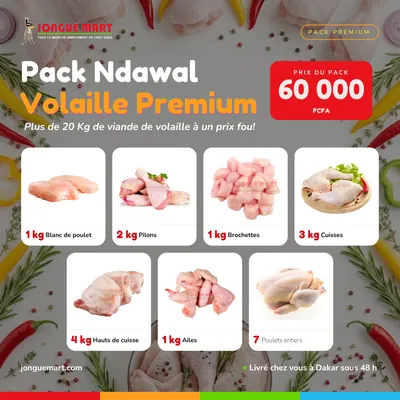 Pack Ndawal Volaille Premium