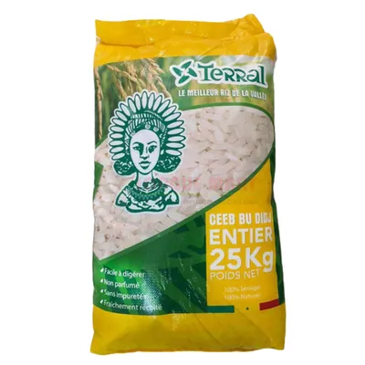 Riz entier de la vallée 25kg